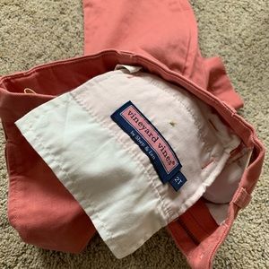 Vineyard Vines size 2 slacks coral color